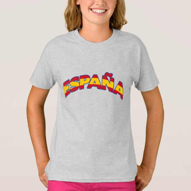 España 1 t shirt (Framsida)