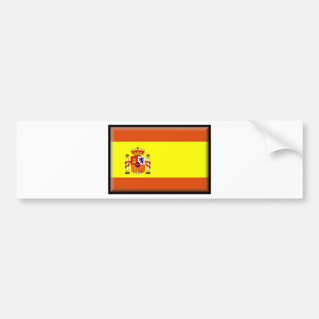 España flagga bildekal (Framsidan)