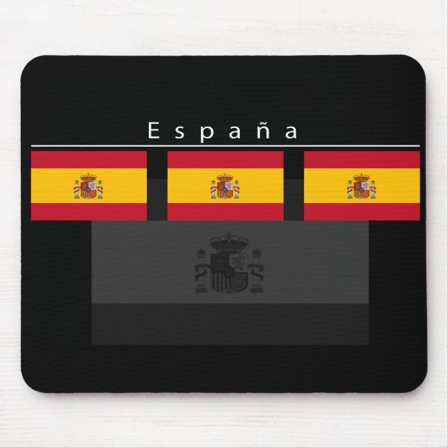 Espana flagga Mousepad Musmatta (Framsidan)