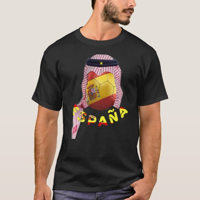 Espana Flagga T Shirt (Framsida)