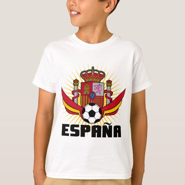 España fotboll t shirt (Framsida)
