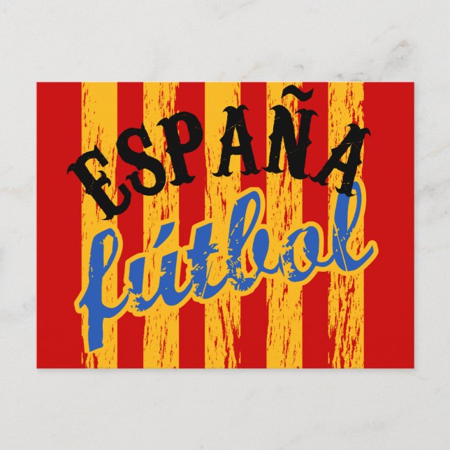 España Fútbol Postcards Vykort (Framsida)