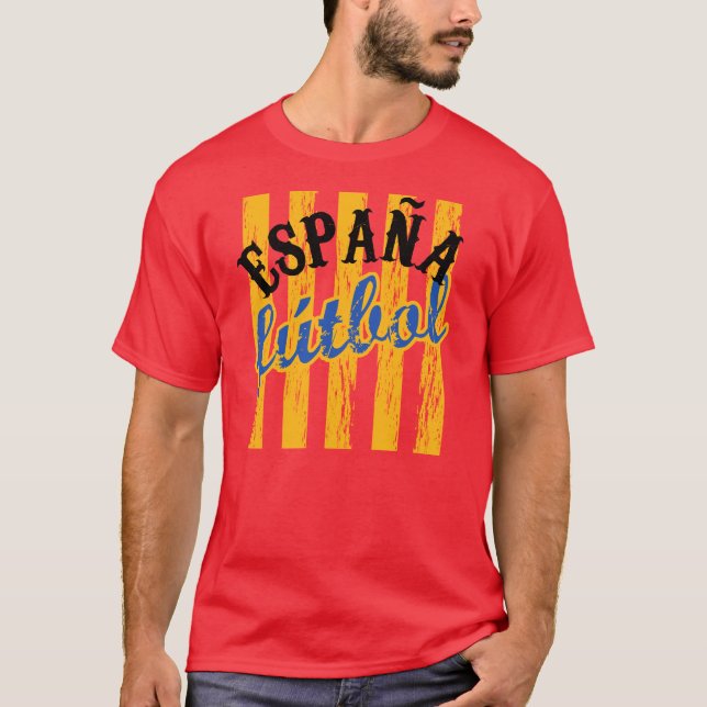 España Fútbol T-Shirt (Framsida)