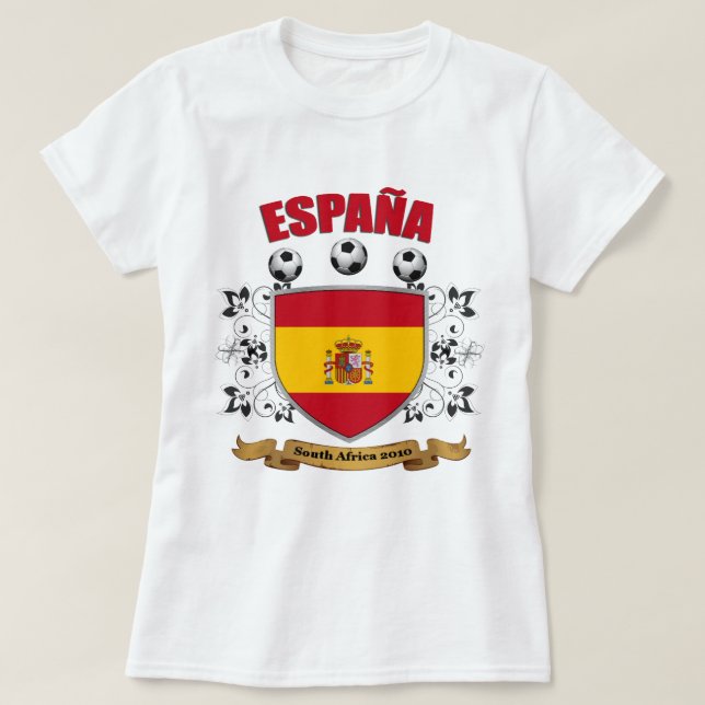 España Futbol T-shirt (Design framsida)