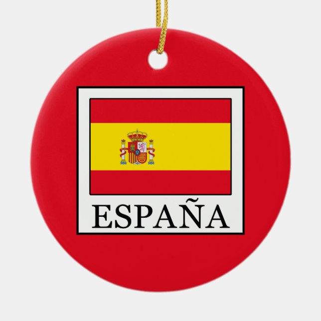 España Julgransprydnad Keramik (Framsidan)