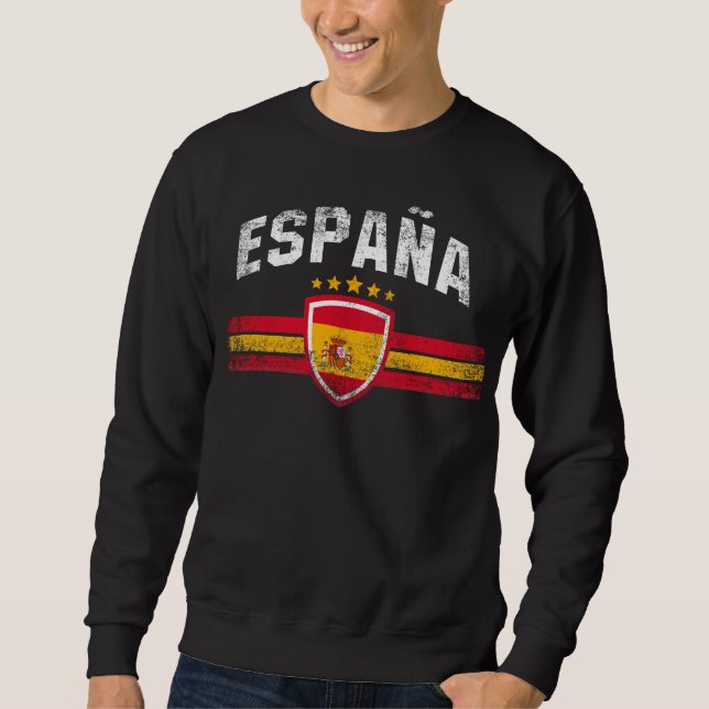 España Lång Ärmad Tröja (Framsida)