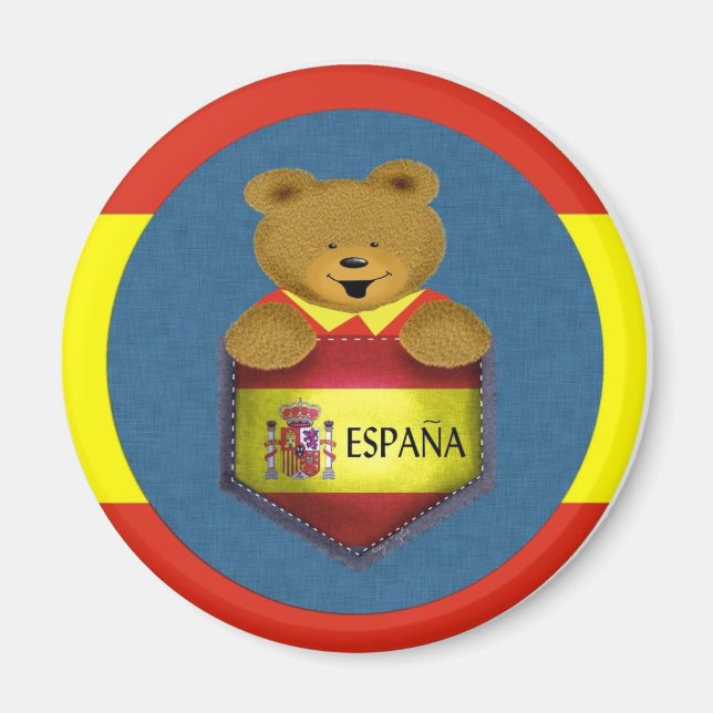 Espana Pocket Bear Magnet (Framsidan)