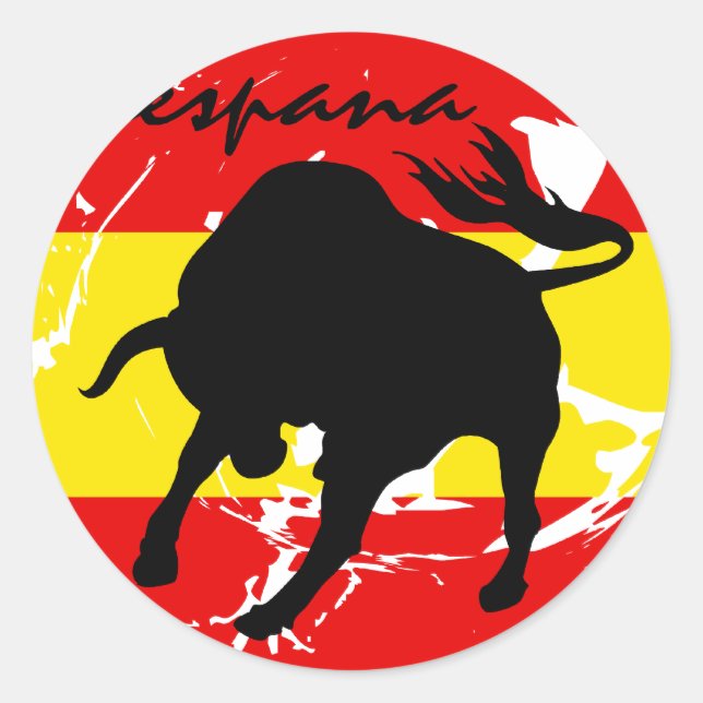Espana Runt Klistermärke (Framsida)