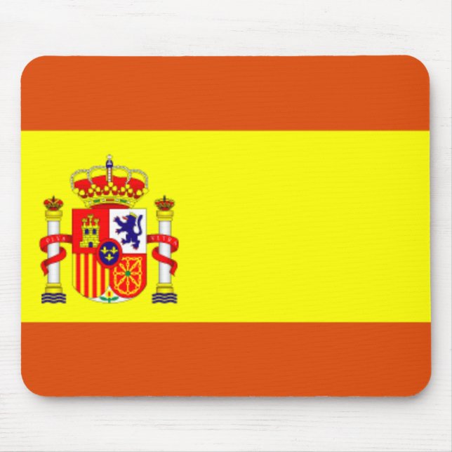 España/Spanien flagga Mousepad Musmatta (Framsidan)