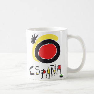 España (Spanien) Miro logotypmugg Kaffemugg