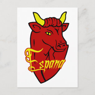 Espana Toro Spain Bull for Spain älskare Vykort
