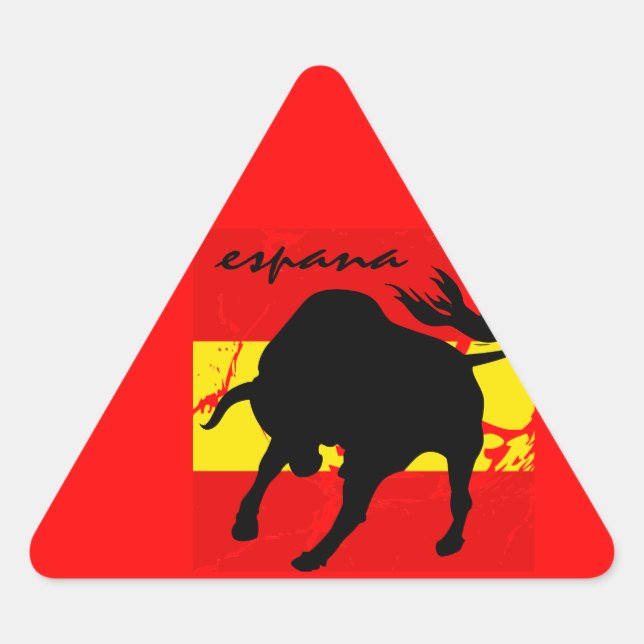 Espana Triangelformat Klistermärke (Framsida)