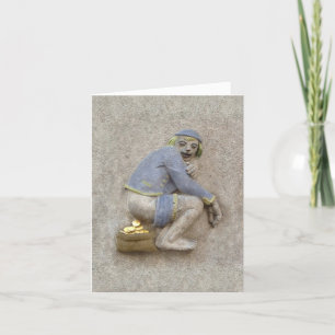 ESPAÑOL/Caca de Oro ~ Tarjeta/Invitación Helgkort