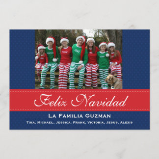 Español-Feliz Navidad / Spaniens jul Inbjudningar