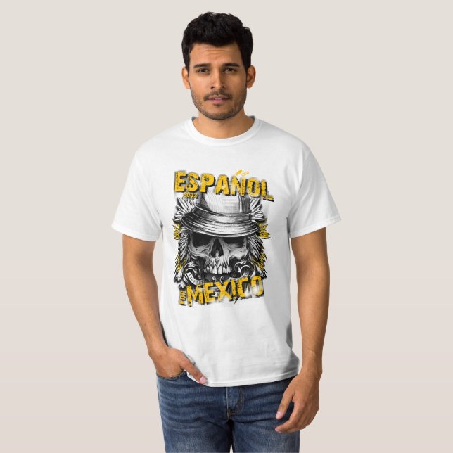 Espanol Mexiko T Shirt (Hel framsida)