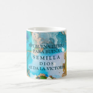 Español Verso Buena Tierra Para Buena Semilla Kaffemugg