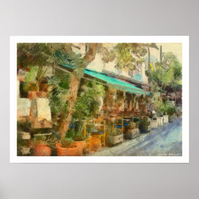 Española långt Miami affisch (Framsidan)