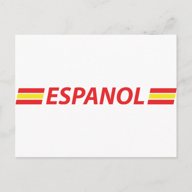 espanolikon vykort (Framsida)