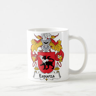 Esparza familjvapensköld kaffemugg