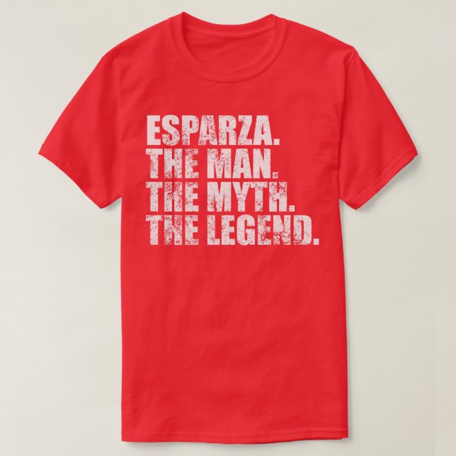 EsparzaEsparza Family namn Esparza, efternamn Espa T Shirt (Design framsida)