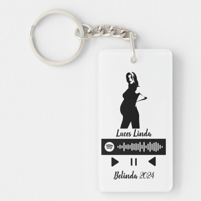 Esperando un bebe nyckelring (Framsidan)