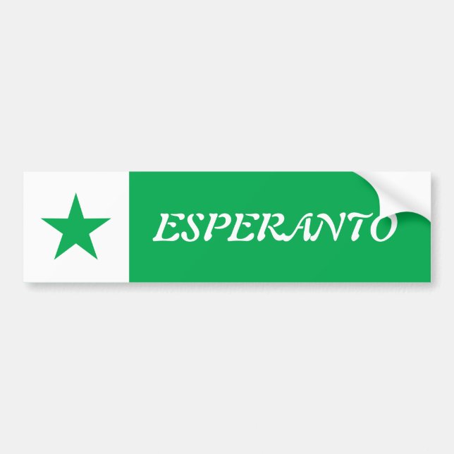 esperanto bildekal (Framsidan)