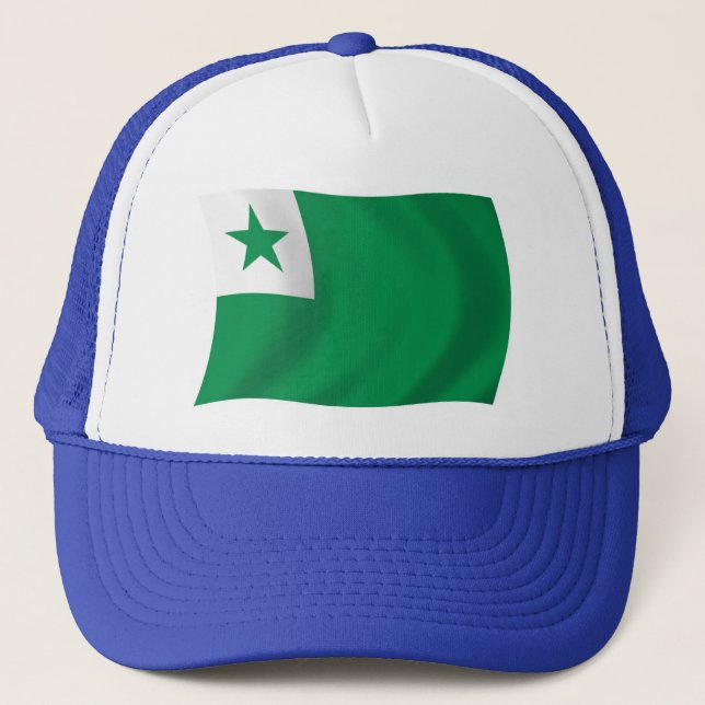 Esperanto Flagga Hat Keps (Framsida)