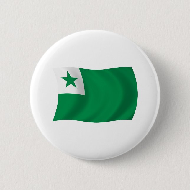 Esperanto Flagga Knapp (Framsida)