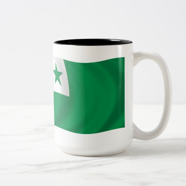 Esperanto Flagga Mugg (Höger)