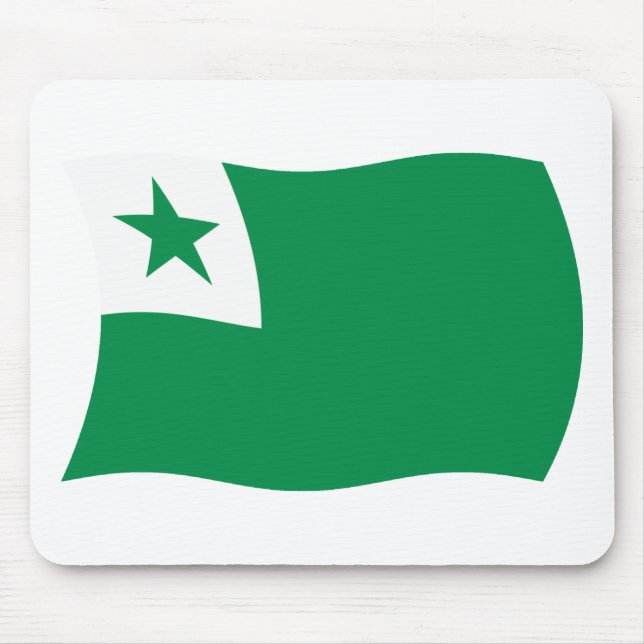 Esperanto Flagga Musmatta (Framsidan)