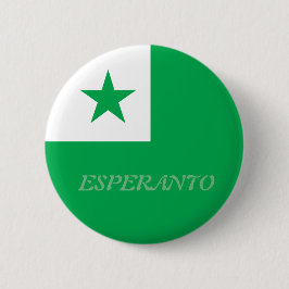 esperanto flagga+text, knapp