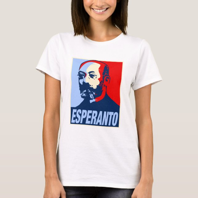 Esperanto L L Zamenhof Hope Inspired Gift Idea T-S T Shirt (Framsida)