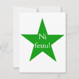 Esperanto: Ni-festu! Inbjudningar