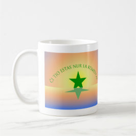 Esperanto: Precis börjanmuggen Kaffemugg