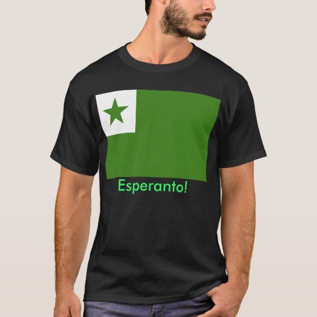 Esperanto! T-shirt (Framsida)