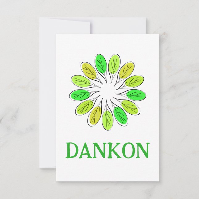 Esperanto Tack Kort (Framsida)