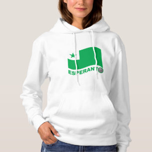 esperanto vågigt flagga+text och zamenhof, t shirt