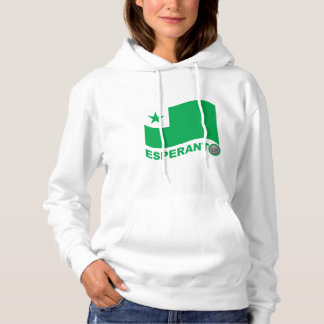 esperanto vågigt flagga+text och zamenhof, t shirt