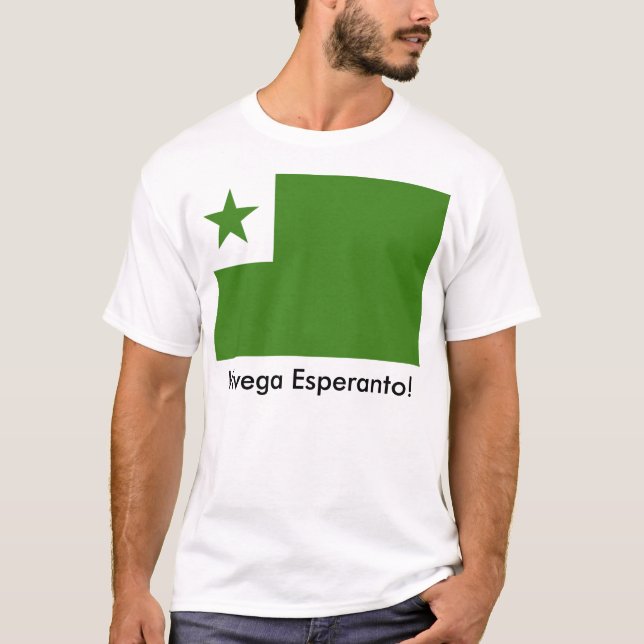 EsperantoT-tröja T Shirt (Framsida)