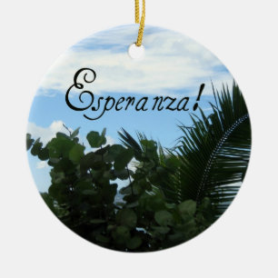 Esperanza - Hope Julgransprydnad Keramik