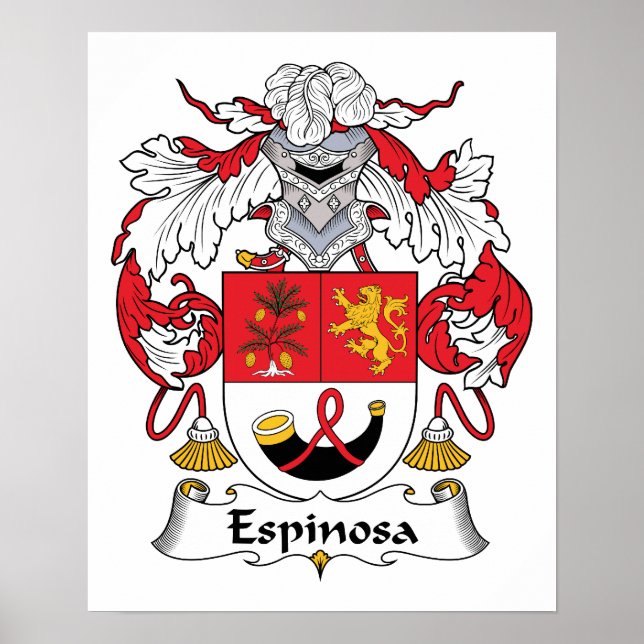 Espinosa Family Crest Poster (Framsidan)
