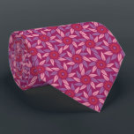Espiral Floral Magenta Slips<br><div class="desc">Patrón floral inspirado en la naturaleza. Flores geométricas en una bonita corbata,  que dará a tu look un toque elegante y único</div>