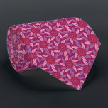 Espiral Floral Magenta Slips<br><div class="desc">Patrón floral inspirado en la naturaleza. Flores geométricas en una bonita corbata, que dará a tu look un toque elegante y único</div>