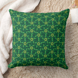 Espiral Floral Verde Kudde