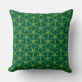 Espiral Floral Verde Kudde