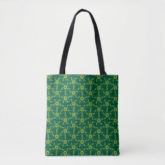 Espiral Floral Verde Tygkasse
