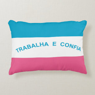 Espírito Santo, brasiliansk statlig flagga Prydnadskudde