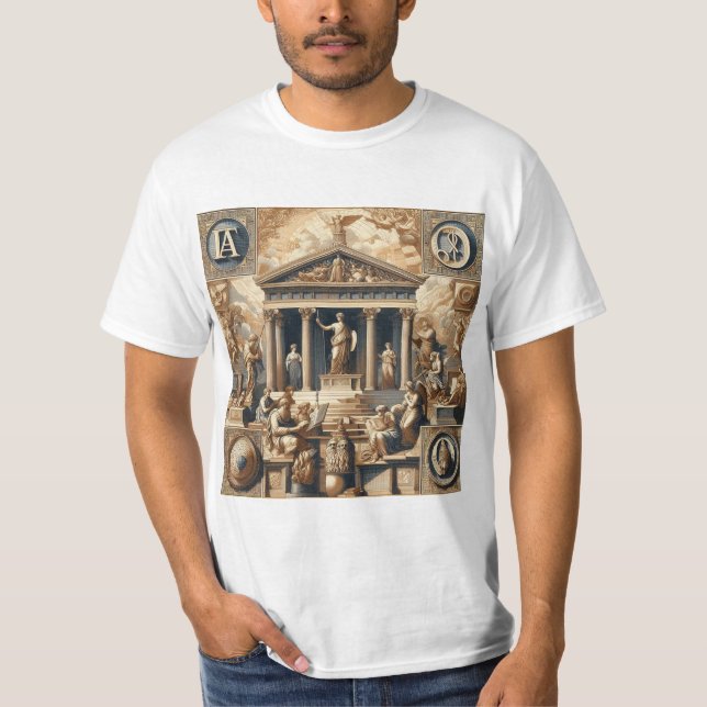 Esplendor de la Antigua Grecia T Shirt (Framsida)