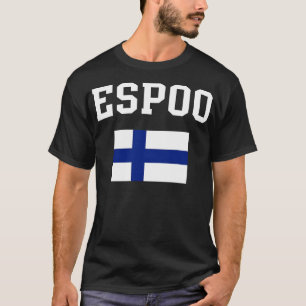 Espoo Finland Flagga Heritage T Shirt