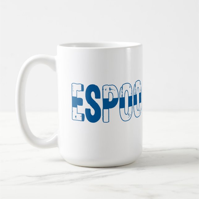 Espoo Finland Kaffemugg (Vänster)